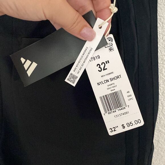 NWT- ADIDAS- 32” Nylon golf shorts-Size 32 - Picture 6 of 11